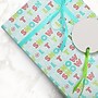 JAM Paper Christmas Wrapping Paper, 25 Sq. ft. x 30", Light Blue 'Let it Snow' (165534087)~#|#~sp89551833_sc7