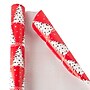 JAM Paper Christmas Wrapping Paper, 25 Sq. ft. x 30", Painted Christmas Trees (165FreHo)~#|#~sp89551843_sc7