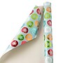 JAM Paper Christmas Wrapping Paper, 25 Sq. ft. x 30", Painted Snowflake Orbs (165FSiCc)~#|#~sp89551846_sc7