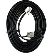 Power Gear 76580 25' Telephone Line Cord, Black