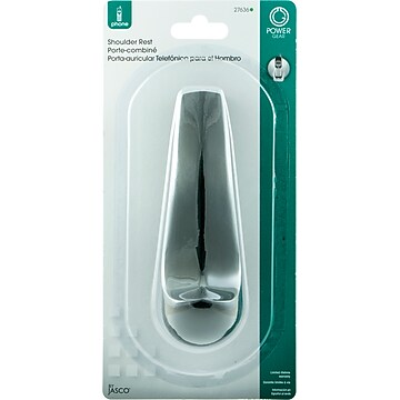 Power Gear 27636 Telephone Shoulder Rest, Black