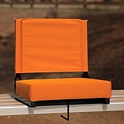 Flash Furniture Game Day Seats by Flash with Ultra-Padded Seat, Orange (XU-STA-OR-GG)