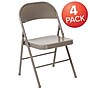 Flash Furniture HERCULES Series Metal Folding Chair, Gray, 4/Pk (4BDF002GY)~#|#~sp89555832_sc7