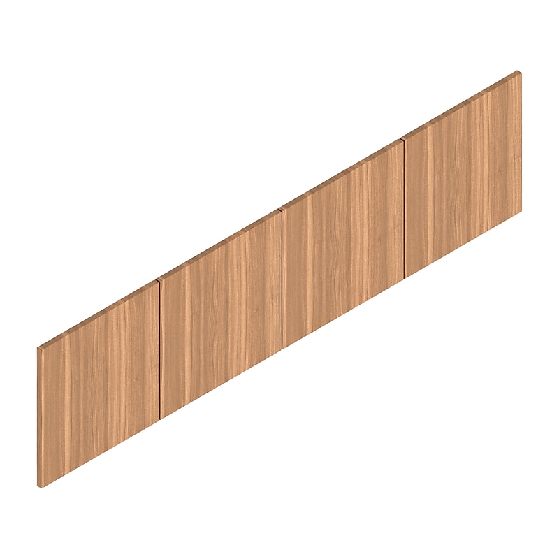 Offices To Go Superior 66"W Desktop Hutch Door, Autumn Walnut (TDSL66LDRAWL) image 1