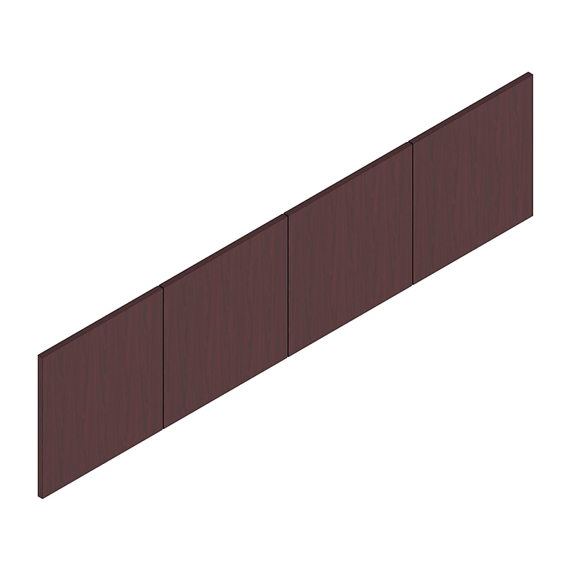 Offices To Go Superior 66"W Desktop Hutch Door, American Mahogany (TDSL66LDRAML) image 1