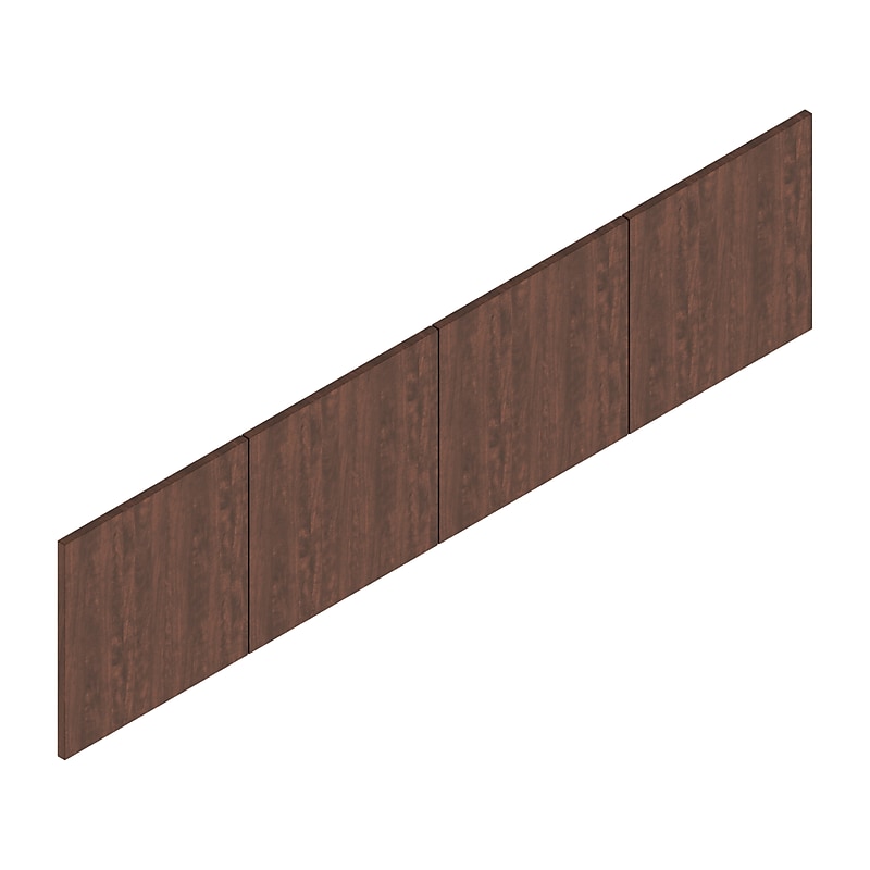 Offices To Go Superior 66"W Desktop Hutch Door, American Dark Cherry (TDSL66LDRADC) image 1