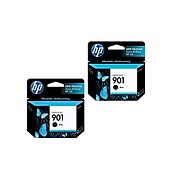 HP 901 Black Standard Yield Ink Cartridges, 2/Pack (CZ075FN-VB)