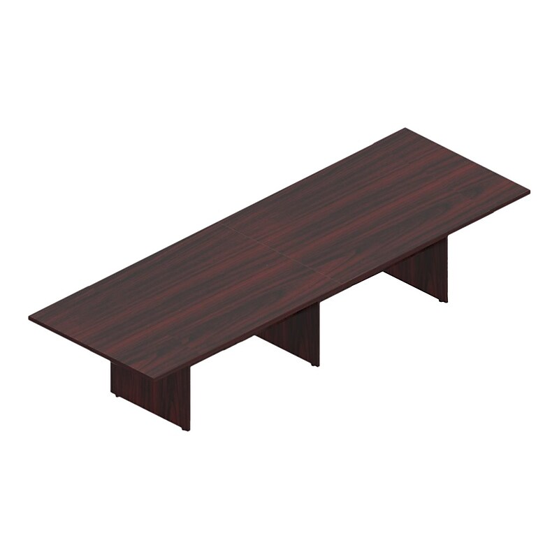 Offices To Go Superior 144" Conference Table, American Mahogany (TDSL14448RECSAML) image 1
