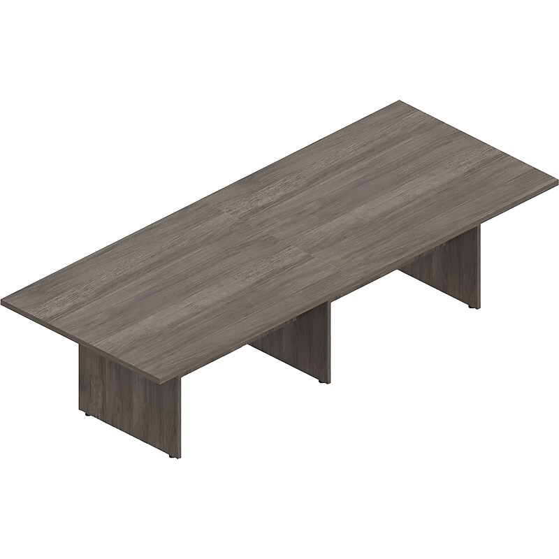 Offices To Go Superior 120" Conference Table, Artisan Gray (TDSL12048RECSAGL) image 1