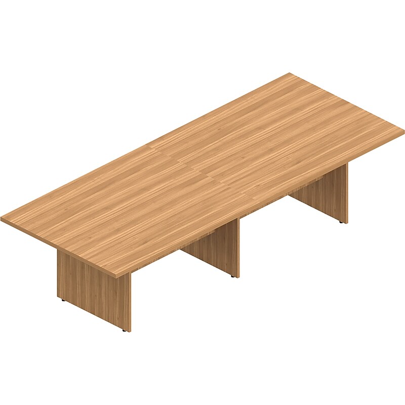 Offices To Go Superior 120" Conference Table, Autumn Walnut (TDSL12048RECSAWL) image 1