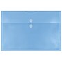 JAM Paper Plastic Envelopes with Button and String Tie Closure, Large Booklet, 12 x 18, Blue, 12/Pack (457B1BU)~#|#~sp89839854_sc7