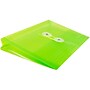 JAM Paper Plastic Envelopes with Button and String Tie Closure, Index Booklet, 5.5 x 7.5, Lime Green, 12/Pack (920B1LI)~#|#~sp89839995_sc7