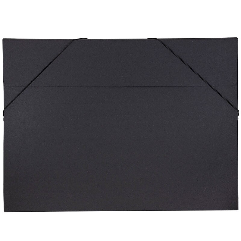 JAM Paper Portfolio Case with Elastic Closure, Black (6103 202) image 1