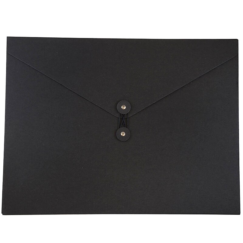 JAM Paper Portfolio Case with Drawstring Closure, Black (3039 202) image 1