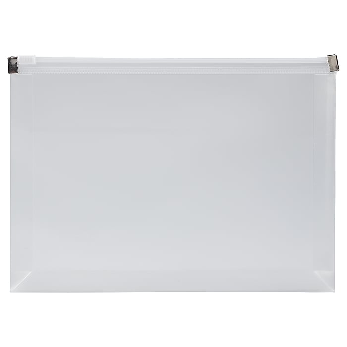 JAM Paper Plastic Envelopes with Zip Closure, Small, 4.5 x 6.5