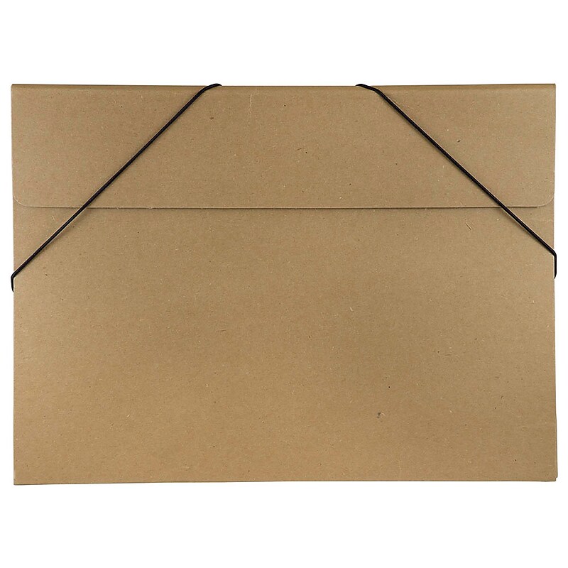 JAM Paper Portfolio Case with Elastic Closure, Natural Brown (6102 201) image 1