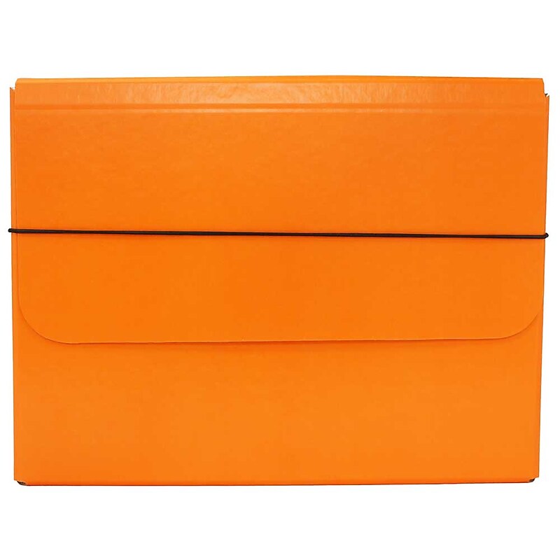 JAM Paper Portfolio Case with Elastic Closure, Orange (2154512317) image 1