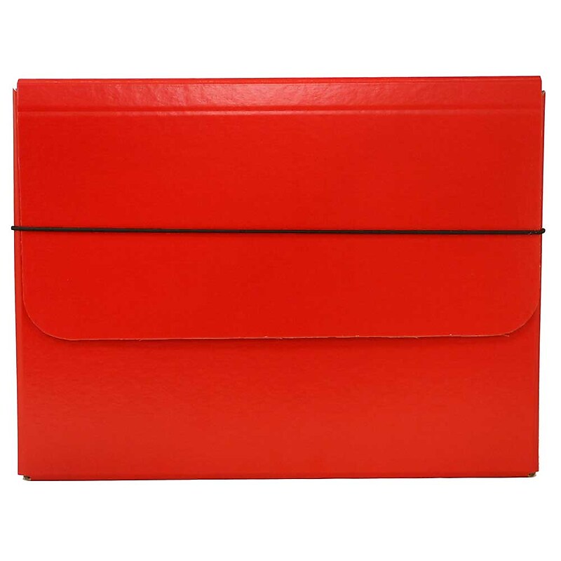 JAM Paper Portfolio Case with Elastic Closure, Red (2154512318) image 1