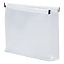 JAM Paper Plastic Envelopes with Zip Closure, Index, 5.25 x 8, Clear, 12/Pack (920Z1CL)~#|#~sp89840146_sc7