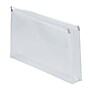 JAM Paper Expanding Wallet with Zipper Closure, 4.75" x 9.5", Clear, 12/Pack (921Z1CL)~#|#~sp89840149_sc7