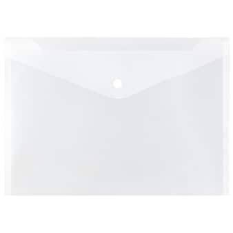 Green Snap Closure Plastic Envelope - Letter Booklet Size (9 3