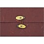 JAM Paper Portfolio Case with Drawstring Closure, Rainforest Burgundy (371679)~#|#~sp89840194_sc7