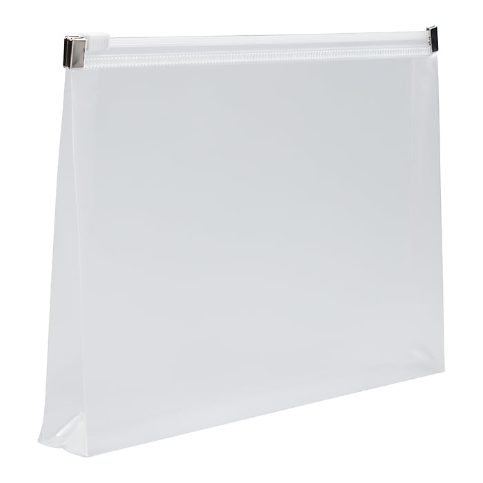 JAM Paper Plastic Envelopes with Zip Closure, Small, 4.5 x 6.5