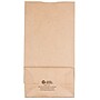 JAM Paper Kraft Lunch Bags, Medium, 9.75" x 5" x 3", Brown Kraft Recycled, 25/Pack (691KRBR)~#|#~sp89840991_sc7