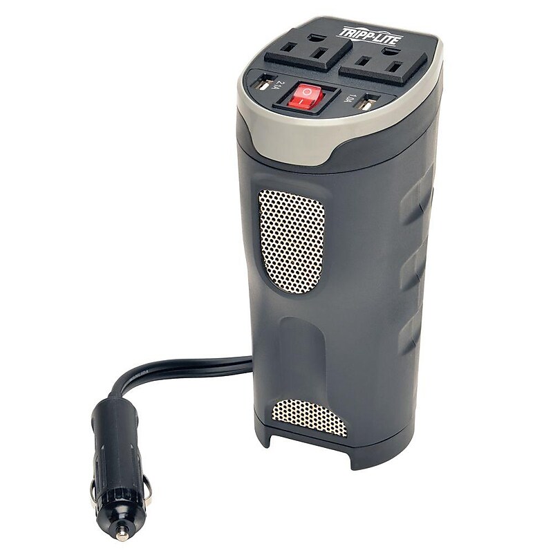 Tripp Lite PowerVerter Ultra-Compact Vehicle Power Inverter, 200W (PV200CUSB) image 1