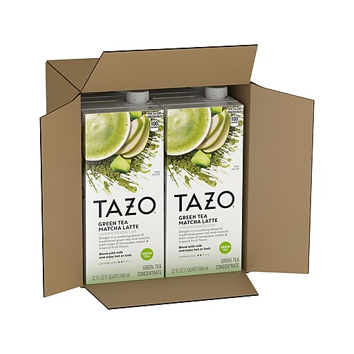 Tazo Green Tea Matcha Latte Box Tea, 6.1 Oz., 6/Carton (67834635) Staples