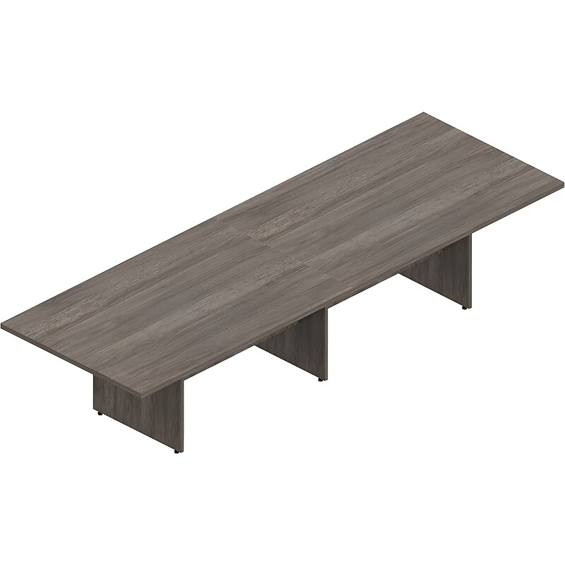 Offices To Go Superior 144" Conference Table, Artisan Gray (TDSL14448RECSAGL) image 1