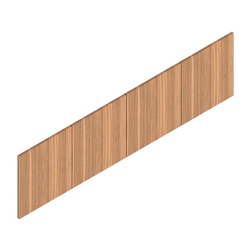 Offices To Go Superior 60"W Desktop Hutch Door, Autumn Walnut (TDSL60LDRAWL) image 1