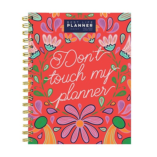 20202021 TF Publishing 7" x 9" Planner, Best Life Luxe, Don't Touch