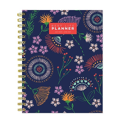 2020-2021 TF Publishing 7" x 9" Planner, Best Life Luxe, Floral