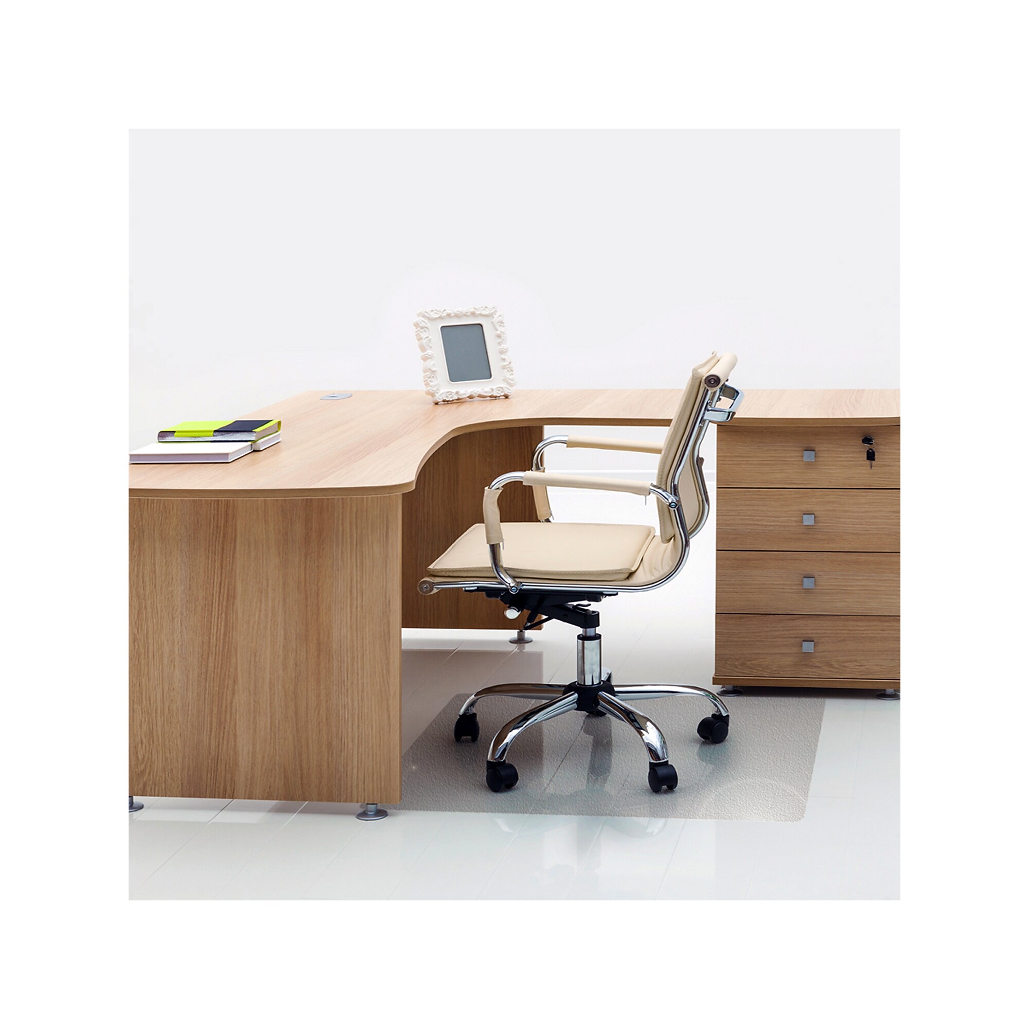 Floortex Cleartex Advantagemat Hard Floor Chair Mat, 36″ x 48″, Clear PVC (FRPFA129225EV) Sansujyuku sansujyuku.com