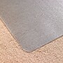 Floortex Cleartex Advantagemat Carpet Chair Mat, 36" x 48", Designed for Low-Pile Carpet, Clear PVC (FRPFA119225EV)~#|#~sp89939404_sc7