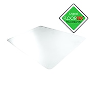 Floortex Desktex Polycarbonate Desk Pads, 17" x 22", Clear (FPDE1722R2)
