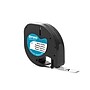 DYMO LetraTag 91331 Plastic Label Maker Tape, 1/2" x 13', Black on White (91331)~#|#~sp89939933_sc7