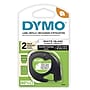 DYMO LetraTag 10697 Paper Label Maker Tape, 1/2" x 13', Black on White, 2/Pack (10697)~#|#~sp89940239_sc7