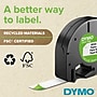 DYMO LetraTag 10697 Paper Label Maker Tape, 1/2" x 13', Black on White, 2/Pack (10697)~#|#~sp89940242_sc7