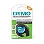 DYMO LetraTag 16952 Plastic Label Maker Tape, 1/2" x 13', Black on Clear (16952)~#|#~sp89940250_sc7