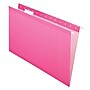 Pendaflex 10 Heavy Duty Reinforced Hanging File Folder, 1/5-Tab, Legal, Pink, 25/Box (04153 1/5 PIN)~#|#~sp89940619_sc7