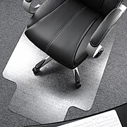Floortex® Ultimat® 48" x 60" Rectangular with Lip Chair Mat for Carpets up to 1/2", Polycarbonate (1115223LR)