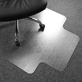 Floortex® Advantagemat® 36" x 48" Rectangular with Lip Chair Mat for Carpets up to 3/8", Vinyl (119226LV)