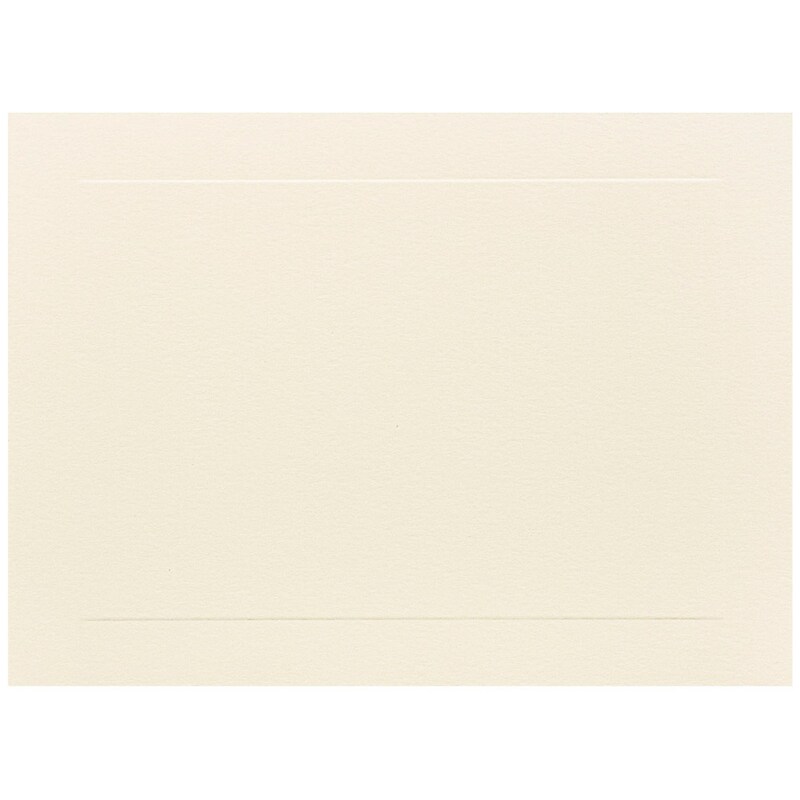 JAM Paper Smooth Personal Notecards, Ivory, 100/Pack (175995) image 1