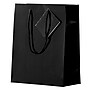 JAM Paper Gift Bag, 8" x 4" x 10", Black, 6 Bags/Pack (672GLbla)~#|#~sp90125893_sc7