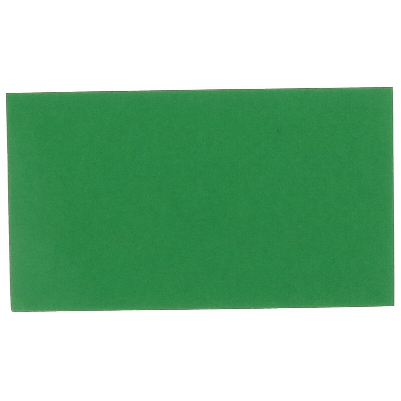 JAM Paper Smooth Personal Notecards, Green, 500/Box (11756575C) image 1