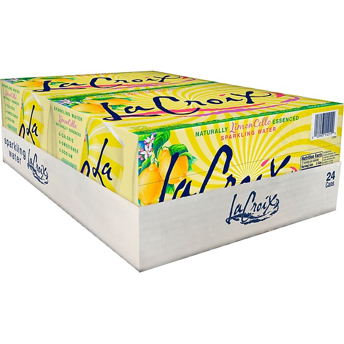 Lacroix LimonCello Flavored Sparkling Water, 12 oz., 24/Carton