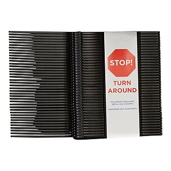 Dixie Ultra SmartStock Series-T Polypropylene Knife Set, Black, 960/Carton (DUSSPK5)