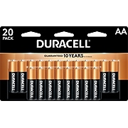 Duracell Coppertop AA Alkaline Batteries, 20/Pack (MN1500B20Z)
